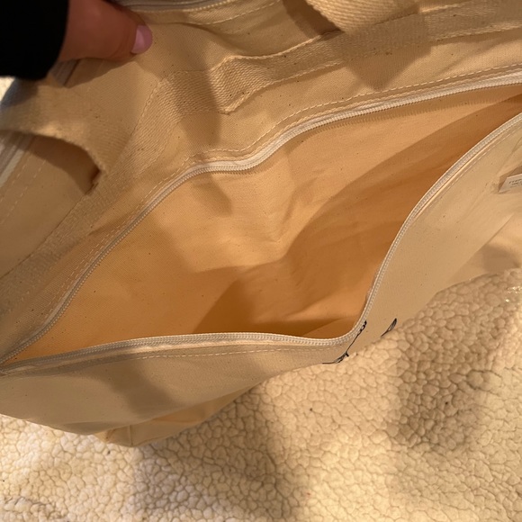 Tote bag Anchor design  Cream & blue NWT from Cape May Beach Bag - Picture 3 of 5